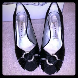 Black heels short heel